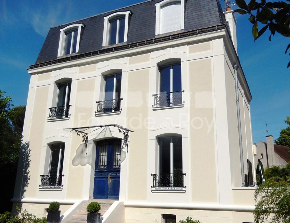 Rénovation de façade en enduit à base de résine à Nogent sur Marne