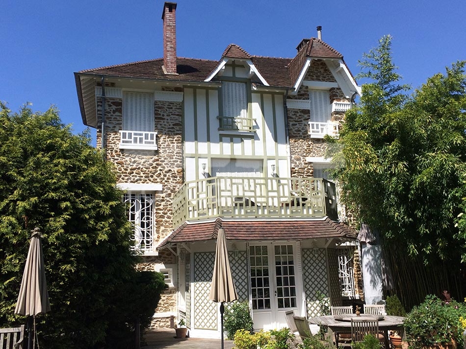 Rénovation des façades d'une maison de maitre à La Varenne-Saint-Hilaire