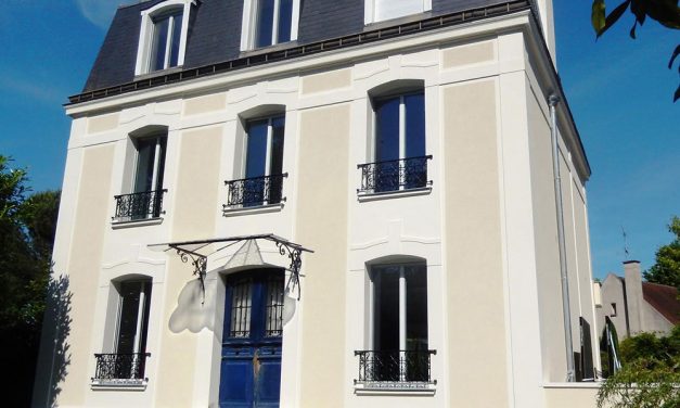 Rénovation des façades d’un hôtel particulier à la Mansart 1890  face au Bois de Vincennes
